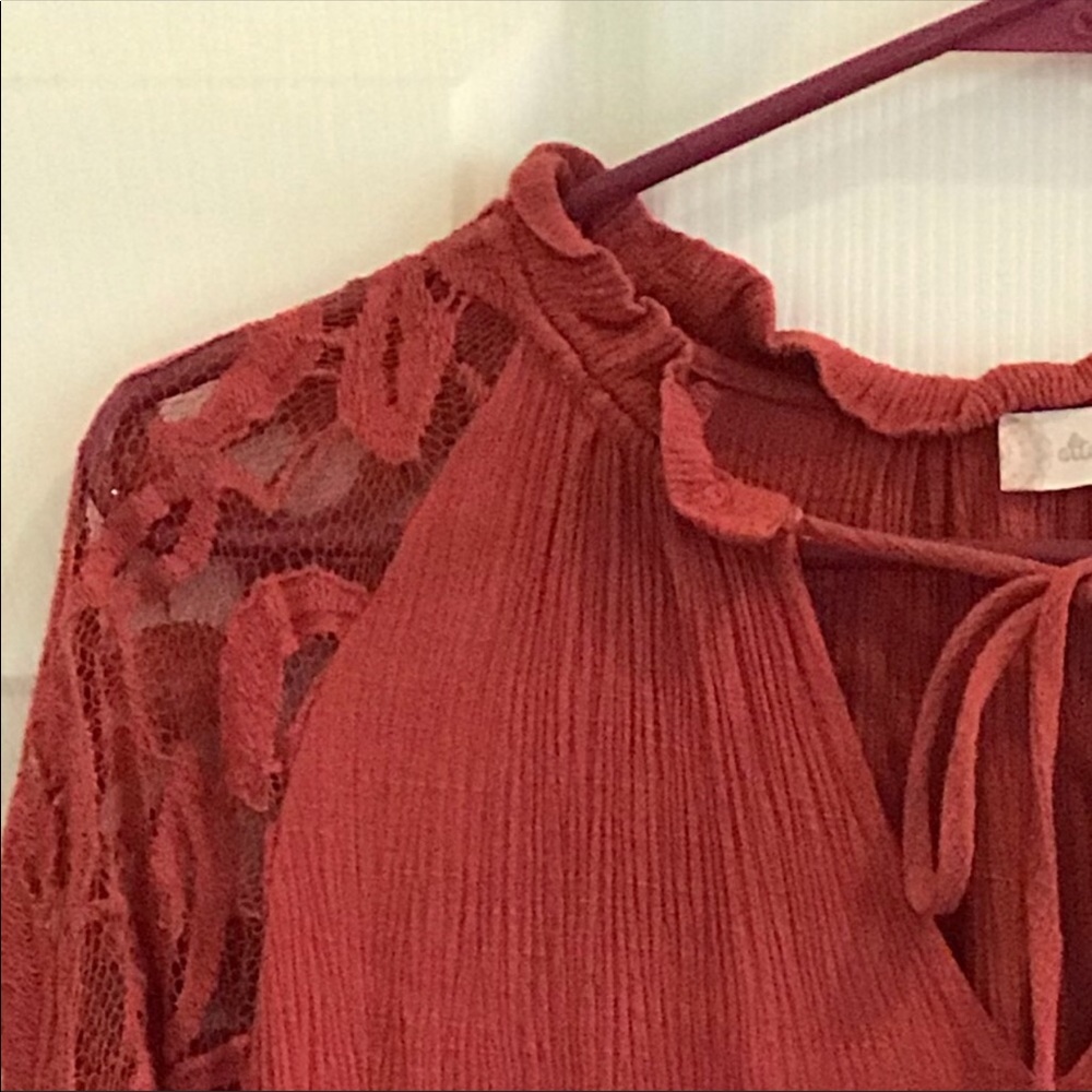 ALTAR’D STATE Peasant/boho tiered lace top - Picture 8 of 10